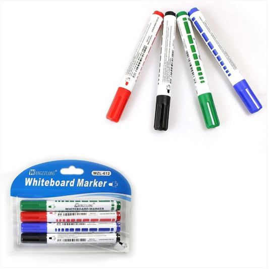 4 Whiteboard Markers Art & Craft Stationery Home