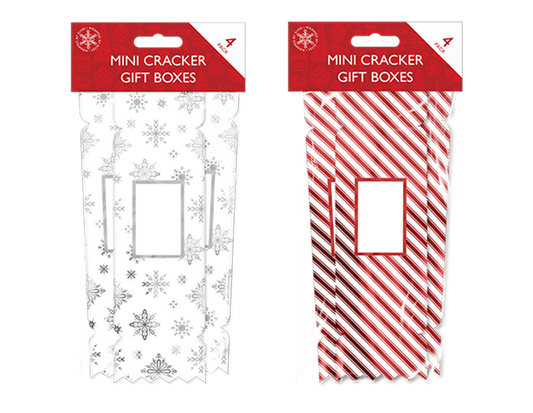 4pk Mini Cracker Gift Boxes