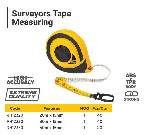 50m*15mm TAPE MEASURE Enclosed type