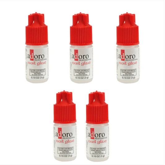 5 Pack Nail Glue Nail Art False Nail Glue Beauty