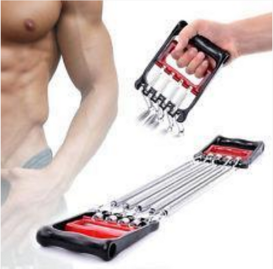 5 Spring Body Chest Expander Exercise Puller Muscle Stretcher Training Home Gym