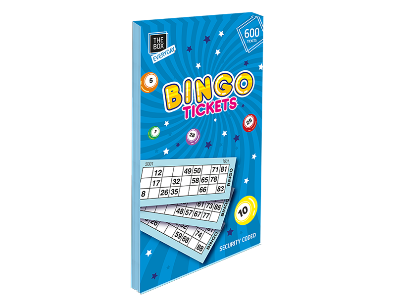 600 Bingo Ticket Book