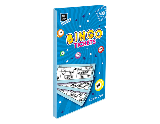 600 Bingo Ticket Book