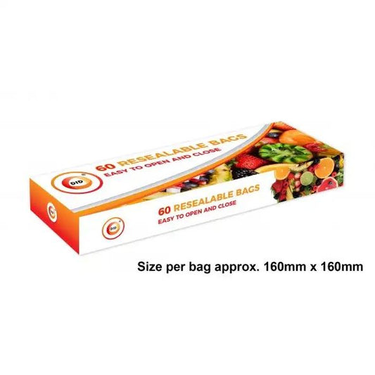 60pc Resealable Bags
