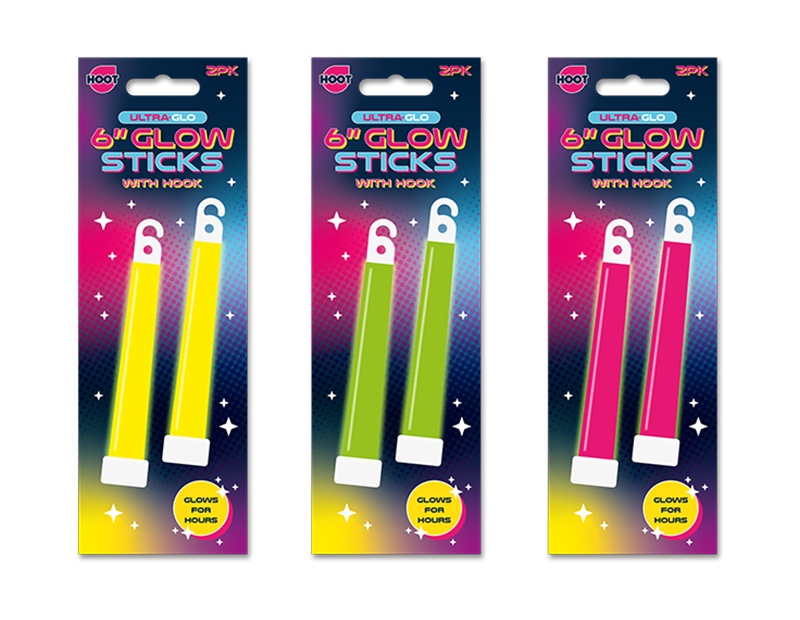 6" Glow Stick 2pk