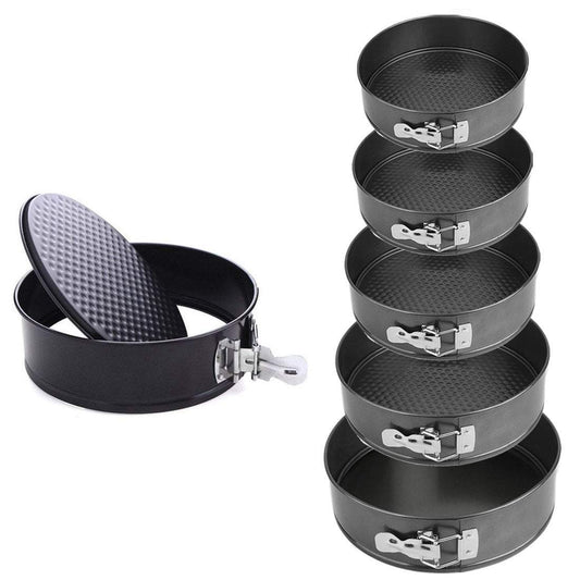 6 Pc Round Shape Springform Cake Mould Kitchen Home 18-20-22-24-26-28cm