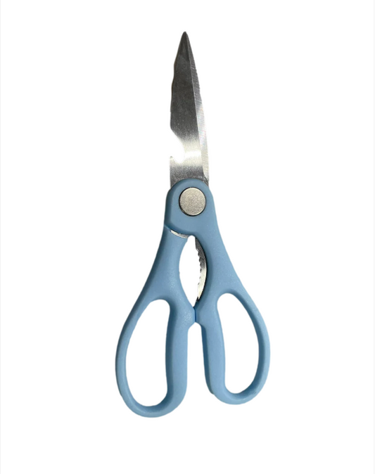 6 Piece Kitchen Set Inc Stand Scissors Peeler Knives Pink/Blue