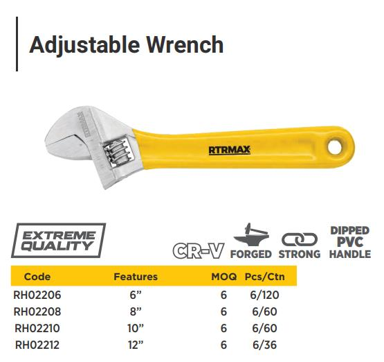 6'' ADJUSTABLE WRENCH