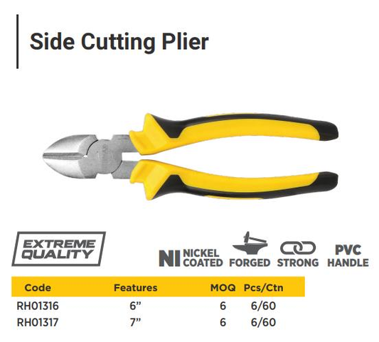 6'' SIDE CUTTING PLIER