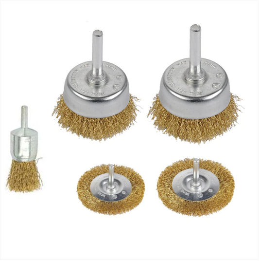 6pc Wire Wheel & Cup Brush Set Diy
