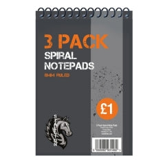 6"x4" Spiral Notepad 3pk