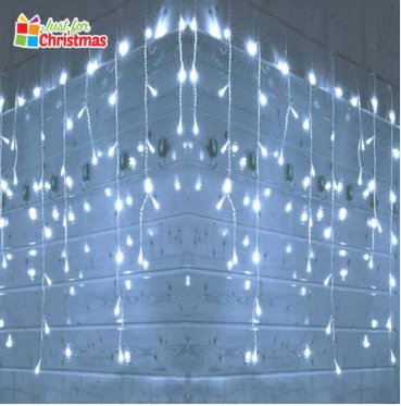 720LED Brilliant Ice White Icicle Lights