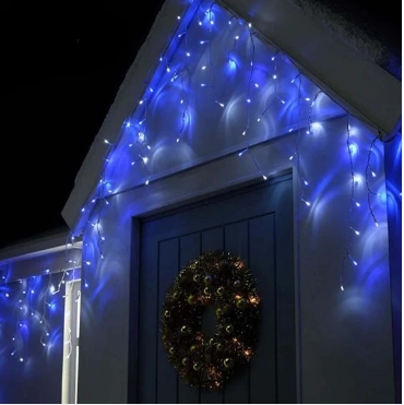 720LED Brilliant Ice White Icicle Lights