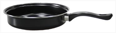 7Pc Cookware Pan Set Carbon Steel Non Stick Glass Lid