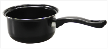 7Pc Cookware Pan Set Carbon Steel Non Stick Glass Lid