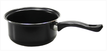 7Pc Cookware Pan Set Carbon Steel Non Stick Glass Lid