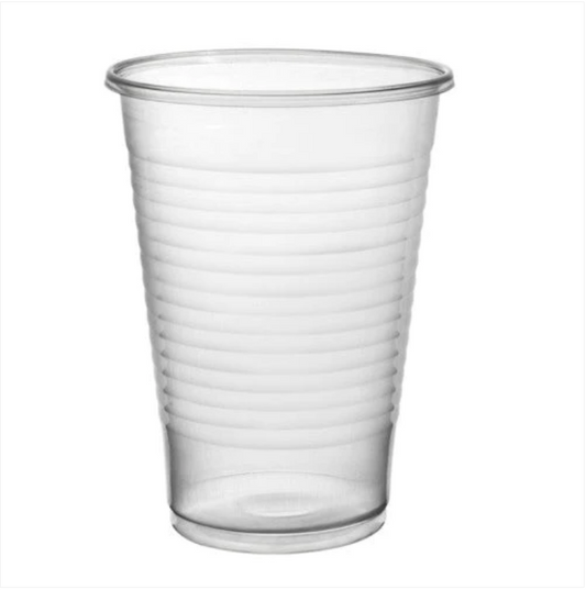 80 Pack Clear Disposable Plastic Cups 180cc