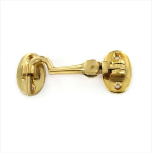 8'' Cabin Hooks Brass