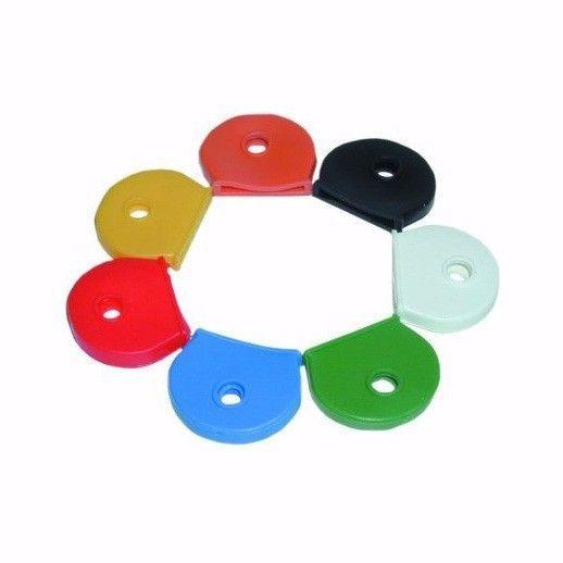 8 x Coloured Key Covers, Ideal for Identifying & Labelling Keys