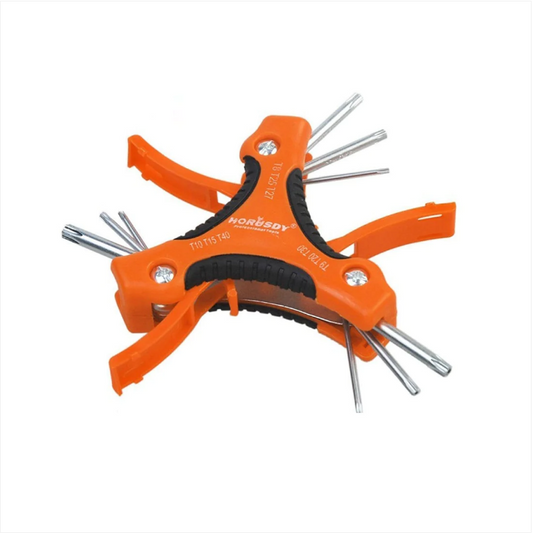 9 Piece Folding Torx Key Set