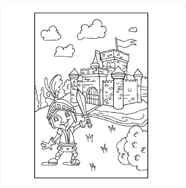 A4 Colouring Fun for Boys Book