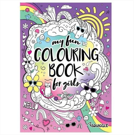 A4 Colouring Fun for Girls Book