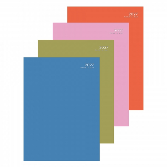 A4 DAP Colour Block Diary (Half Page Weekends) CDU