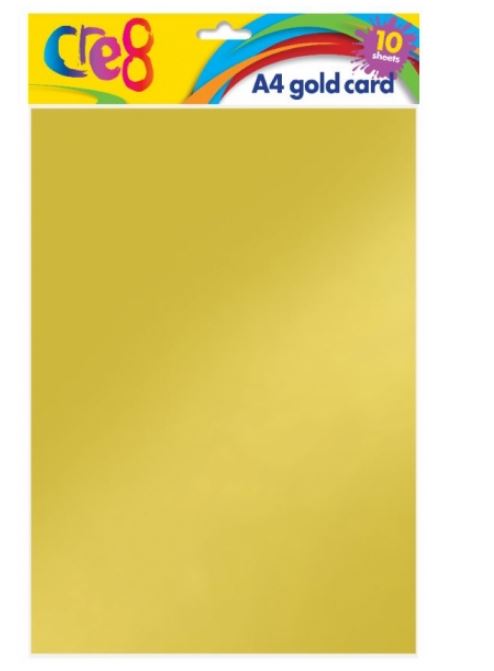 A4 Gold Card, 10 sheets