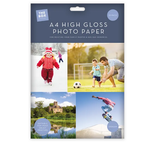 A4 High Gloss Photo Paper - 10 Pack