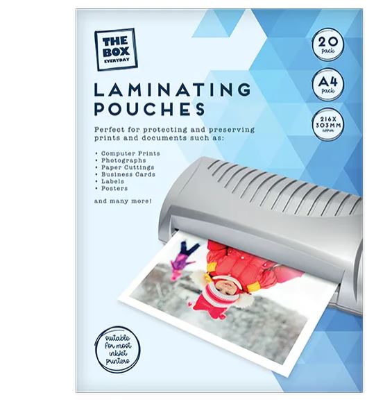 A4 Laminating 20 Sheets