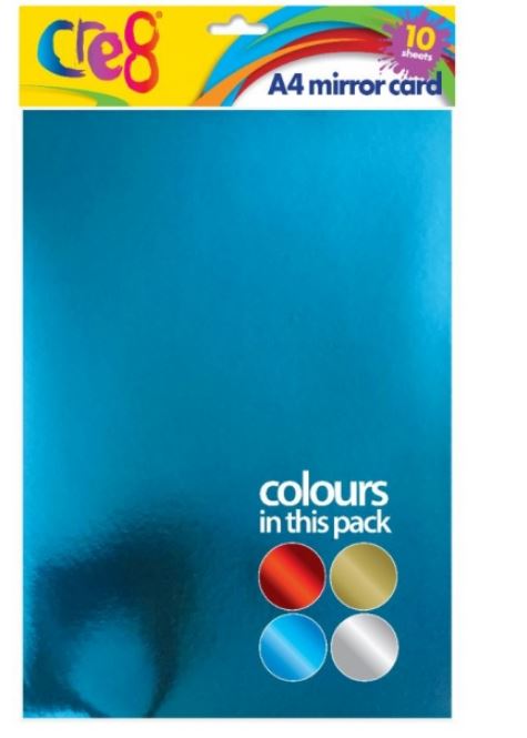 A4 Mirror Card, 10 sheets
