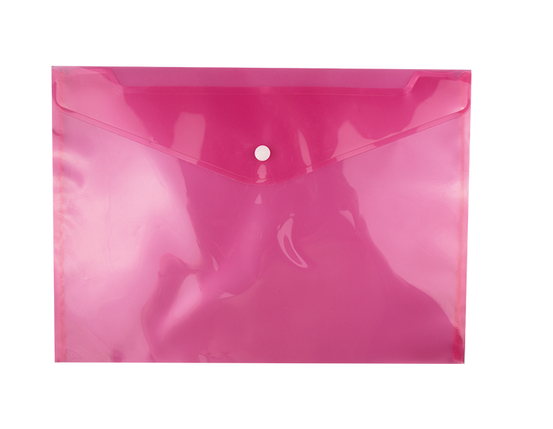 A4 Plastic Folders - 4 Pack