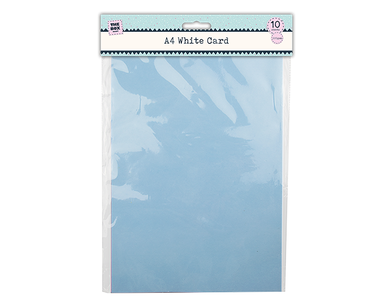 A4 White Card 10 Pack