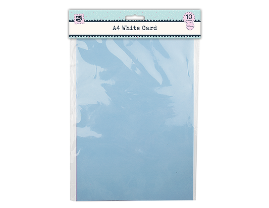 A4 White Card 10 Pack