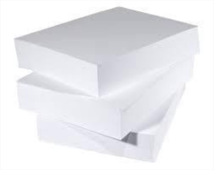 A4 White Copy Paper Box of 5 x 500 Sheets 80 gsm 210 x 297 mm
