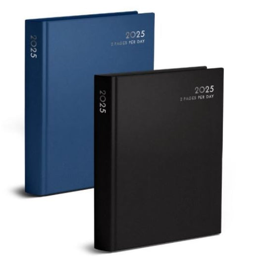 A5 2 Pages Per Day Classic Diary