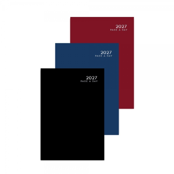 A5 DAP Classic Diary (Half Page Weekends) in CDU