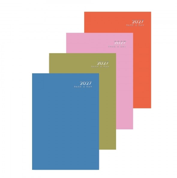 A5 DAP Colour Block Diary (Half Page Weekends) CDU