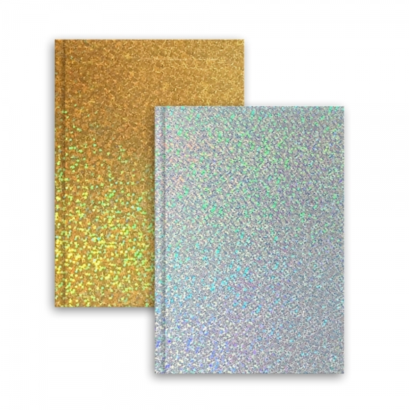 A5 Gold & Silver Holographic Notebook