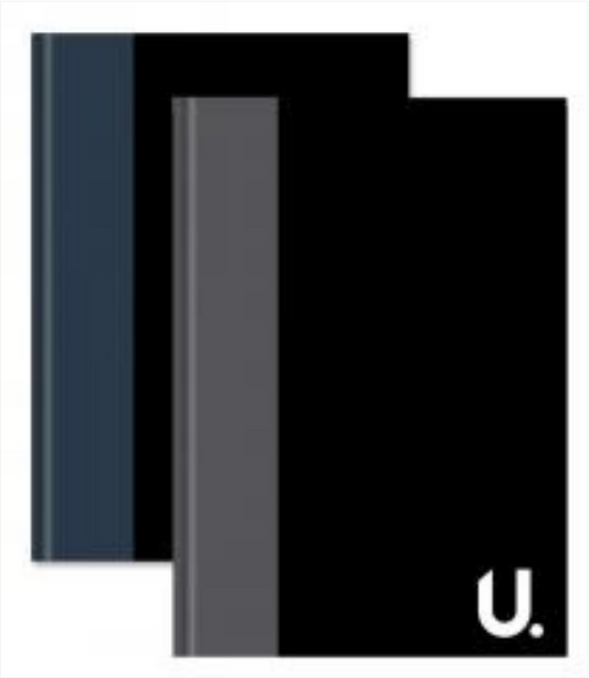 A5 Hardback Notebook 160 Pages School Work 2 Designs 21cm x 15cm