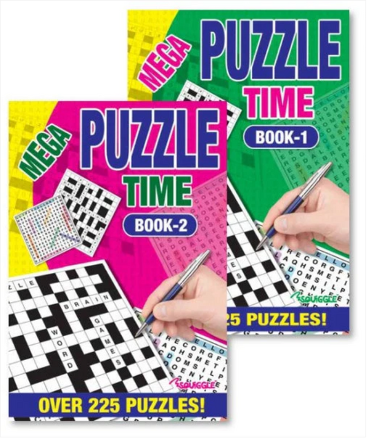 A5 Puzzle Time Book Random Design Sent x 1