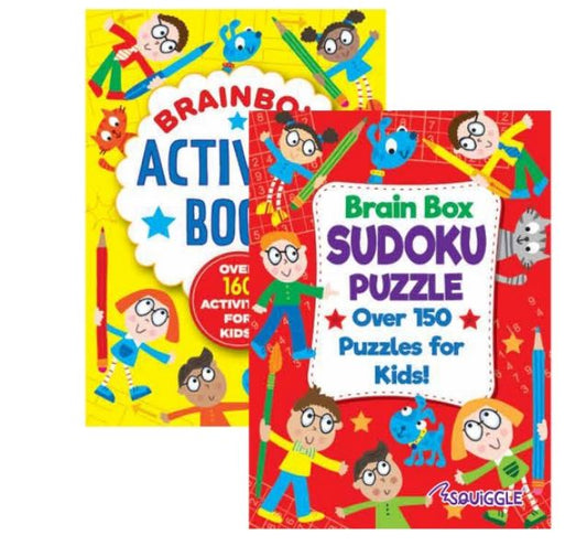 A6 Brain Box Activity Book, 2 Asst