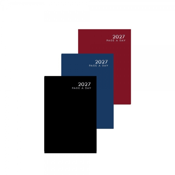 A6 DAP Classic Diary (Half Page Weekends) in CDU
