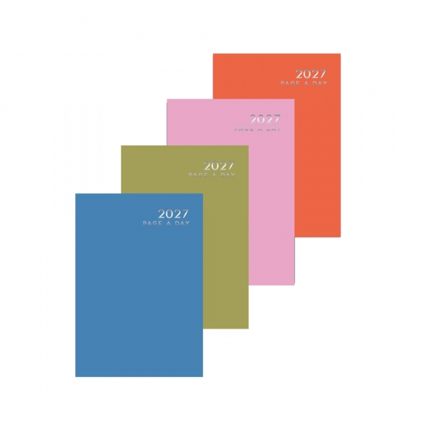 A6 DAP Colour Block Diary (Half Page Weekends) CDU