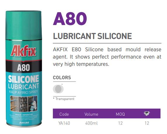 A80 SILICONE LUBRICANT 400 ML