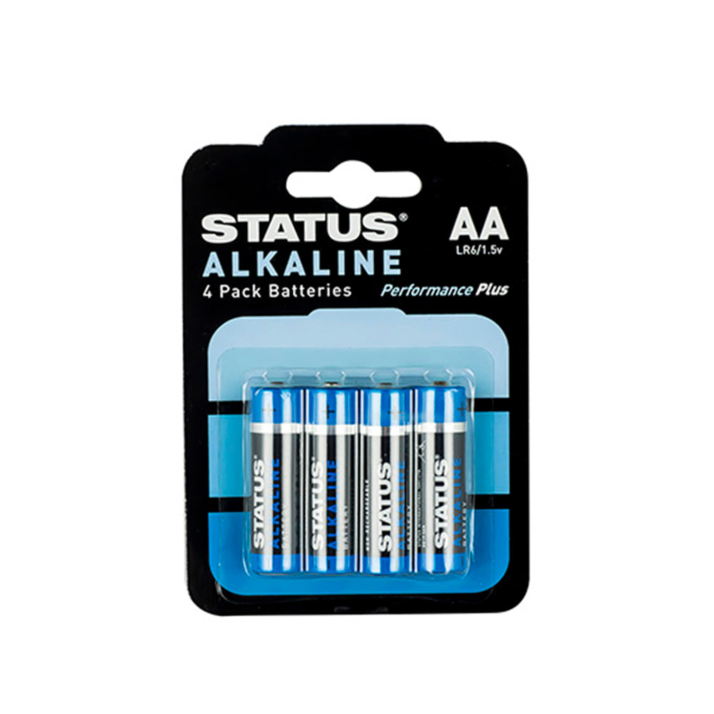 AA - Alkaline - Batteries - 4 pk - Blister Card