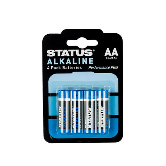 AA - Alkaline - Batteries - 4 pk - Blister Card