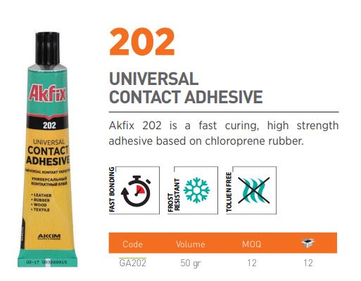 AKFIX 202 UNIVERSAL ADHESIVE 50 ML