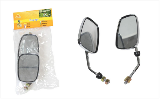 Adjustable Bicycle Mirrors 2 Pieces Rotatable Wide Angle Safety