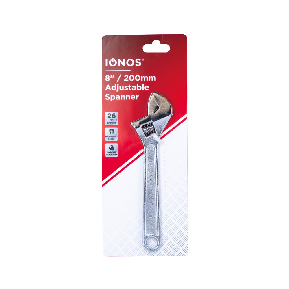 Adjustable Wrench 200mm - Ionos - 1 pk